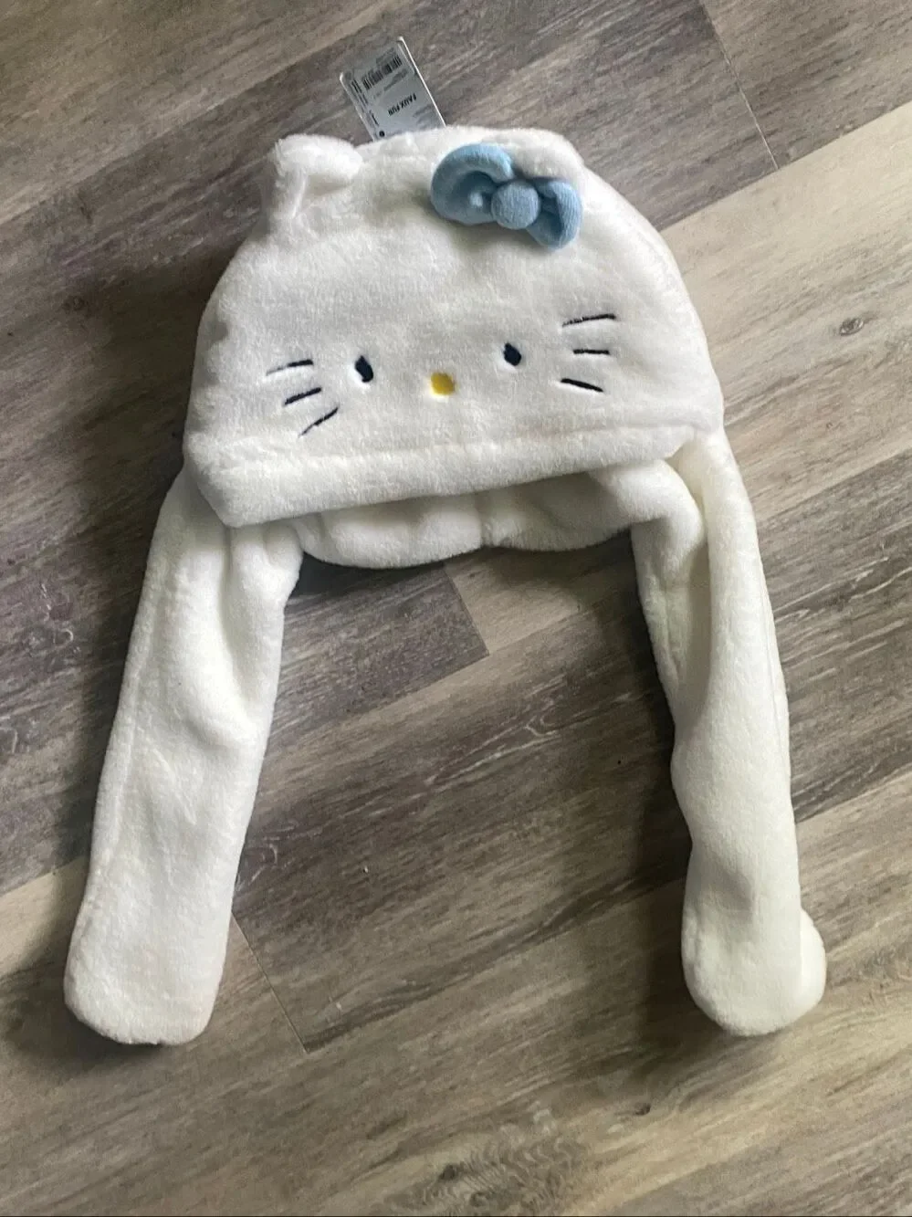 Forever 21  Embroidery Hello Kitty Plush Beanie, Brand New